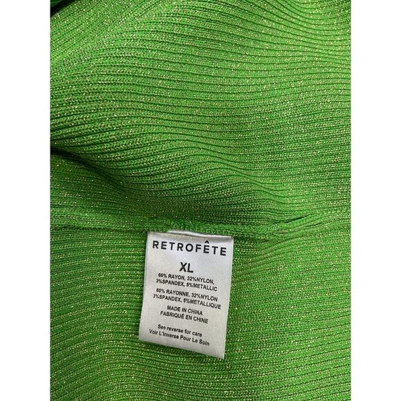 Retrofete Cutout Green And Blue Eloisa Dress Size XL - Picture 5 of 5